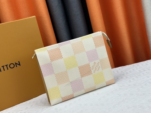 Louis Vuitton Mens Womens Bags Clutch Luxury Brand Fashion Type POCHETTE VOYAGE MM M80803 with Original Box  