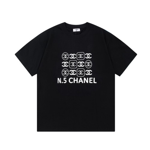Chanel Luxury Brand Women Mens Short Sleeve T-Shirt   