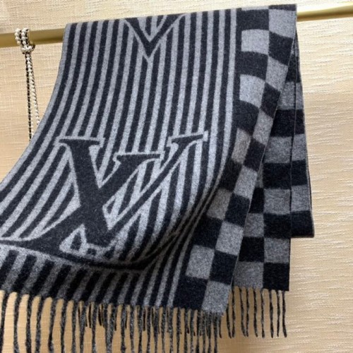 Louis Vuitton Scarves Men Womens Fashion Scarf with Original Box   