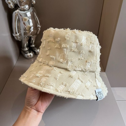 Loewe Men Womens Bucket Hat Luxury Brand Design Loewe Hats with Original Box  