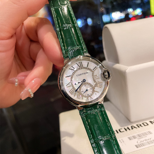 Cartier Womens Watch Luxury Brand Design Fashion Type with Original Box