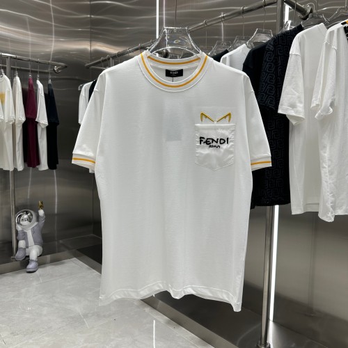 Fendi Luxury Brand Women Mens Short Sleeve T-Shirt   