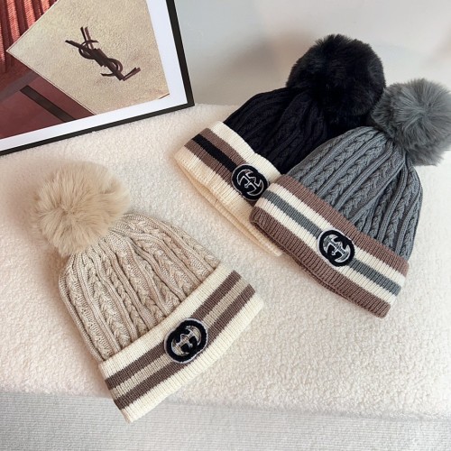 Gucci Womens Cap Knit Hat Luxury Brand with Original Box  