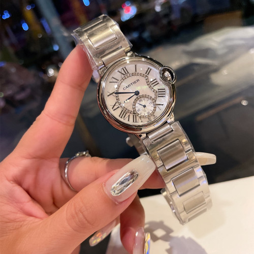 Cartier Womens Watch Luxury Brand Design Fashion Type with Original Box