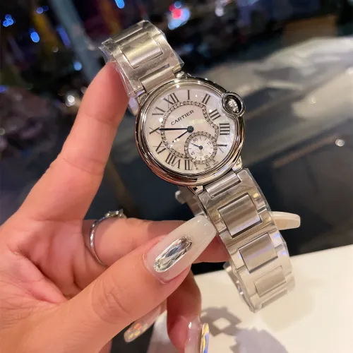 Cartier Womens Watch Luxury Brand Design Fashion Type with Original Box
