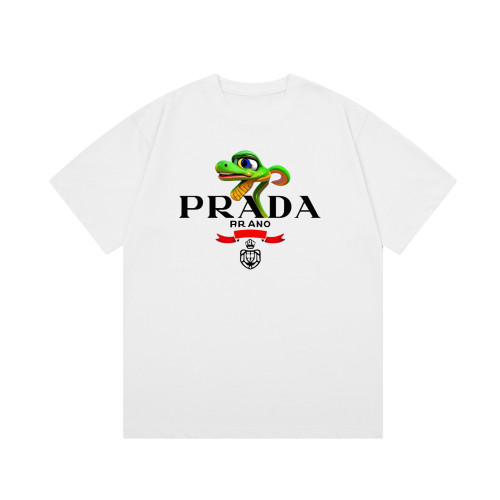 Prada Luxury Brand Men Womens Short Sleeve T-Shirt T shirts   
