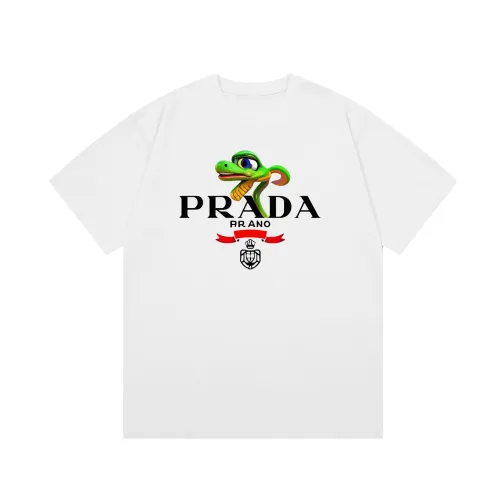Prada Luxury Brand Men Womens Short Sleeve T-Shirt T shirts   