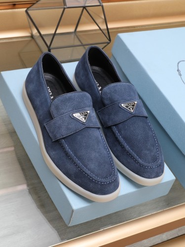 Prada Mens Shoes Casual Loafers for Men Luxury Brand Prada Shoes with Original Box Whatsapp 