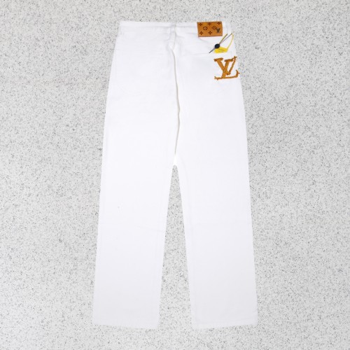 Louis Vuitton Luxury Brand Women Mens Pant Jeans   H539