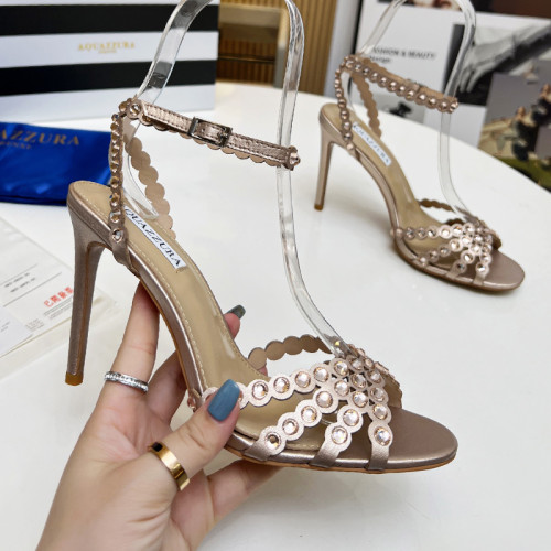 Aquazzura Womens Shoes Pumps Sandals Luxury Brand Tequila Sandal 7cm 10cm Heel with Original Box Whatsapp 