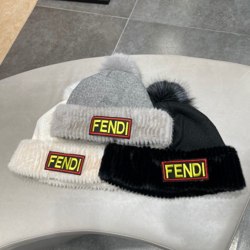 Fendi Men Womens Knit Hat Luxury Brand Design Fendi Cap with Original Box  