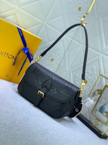 Louis Vuitton Womens Bags Shoulder Bag Luxury Brand Fashion Monogram Empreinte Leather M46584 with Original Box  