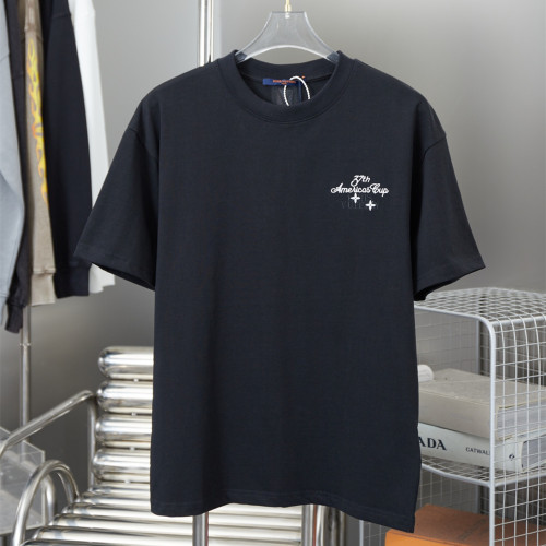 Louis Vuitton Luxury Brand Men Womens Short Sleeve T-Shirt   