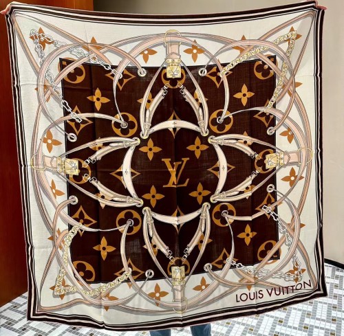 Louis Vuitton Scarves Womens Fashion Scarf with Original Box   