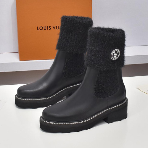 Louis Vuitton Women Shoes Boots Luxury Brand WESTSIDE ANKLE BOOT 1AABVW with Original Box
