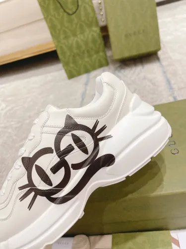 Gucci Mens Shoes Sneakers Luxury Brand Men's GG Rhyton sneaker with Original Box 680870 UMO00 9742