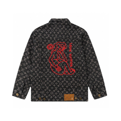 Louis Vuitton Men Womens Jackets Denim Luxury Brand Mens Jackets Top Quality   