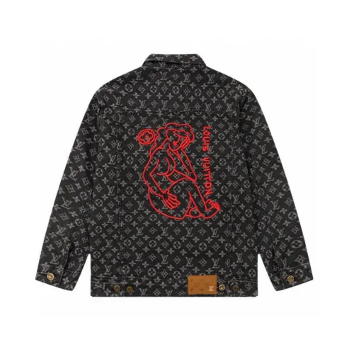 Louis Vuitton Men Womens Jackets Denim Luxury Brand Mens Jackets Top Quality   