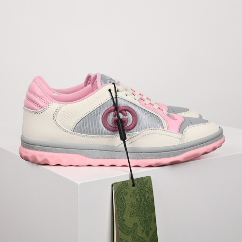 Gucci Womens Shoes Sneakers Luxury Brand Women's MAC80 sneaker in off white leather with Original Box Whatsapp 