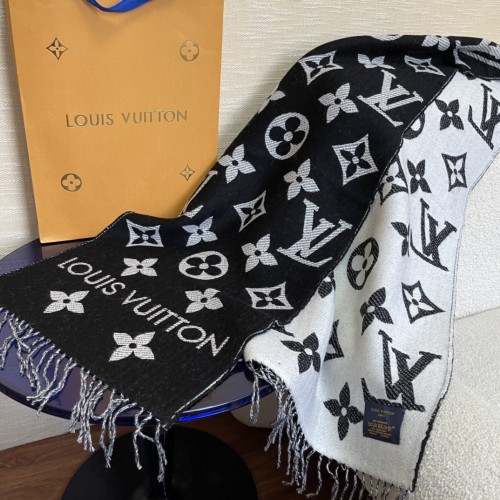 Louis Vuitton Scarves Men Womens Fashion Scarf with Original Box   