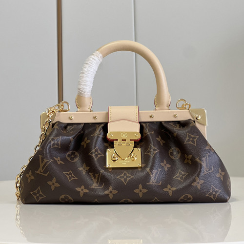 Louis Vuitton Womens Bags Messenger Shoulder Bags Luxury Brand Monogram Clutch M46544 with Original Box