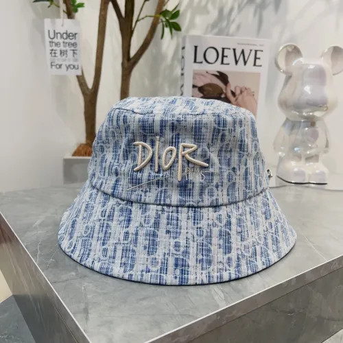 Dior Men Womens Bucket Hat Luxury Brand Design Dior Cap with Original Box  