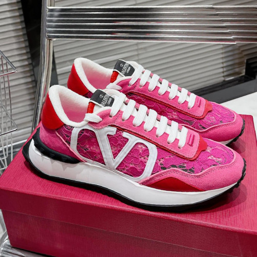 Valentino Womens Shoes Sneakers Leather Luxury Brand Women Rockstud Untitled Shoes with Original Box Whatsapp 
