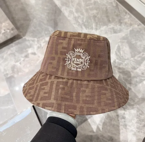 Fendi Men Womens Bucket Hat Luxury Brand Design Fendi Cap with Original Box  
