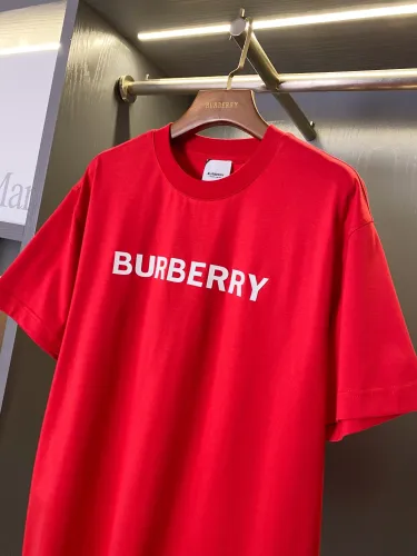 Burberry Luxury Brand Women Mens Short Sleeve T-Shirt Logo Cotton T-shirt   