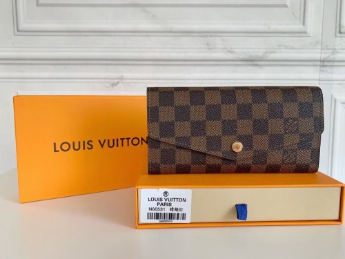 Louis Vuitton Mens Womens Wallets Purse Luxury Brand Designer Zippy WALLET with Original Box M60531