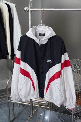 Balenciaga Men Womens Jackets Coat Luxury Brand Men Zip Hoodie Jacket Top Quality   