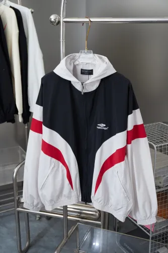Balenciaga Men Womens Jackets Coat Luxury Brand Men Zip Hoodie Jacket Top Quality   