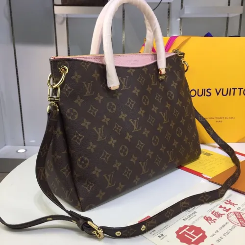 Louis Vuitton Womens Shoulder Bags Handbags Luxury Brand M40906 Pallas Monogram Canvas Fashion Design