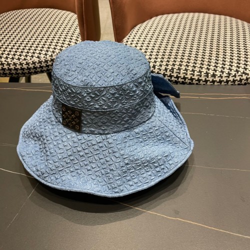 Louis Vuitton Womens Mens Cap Bucket Hat Luxury Brand with Original Box  