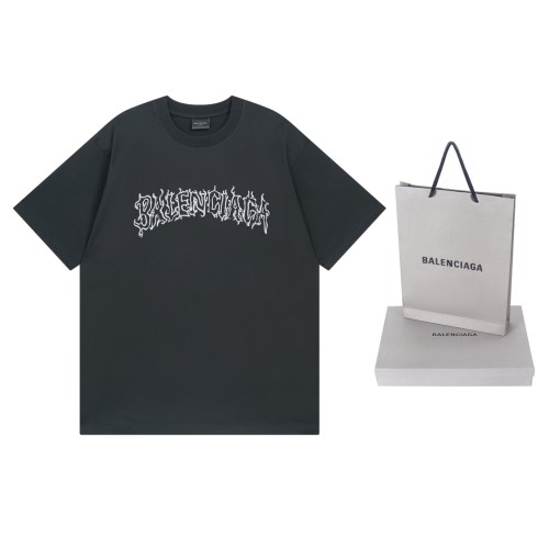 Balenciaga Luxury Brand Women Mens Short Sleeve T-Shirt   