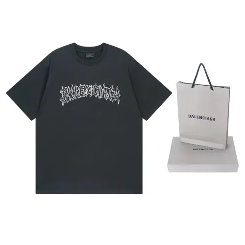 Balenciaga Luxury Brand Women Mens Short Sleeve T-Shirt   