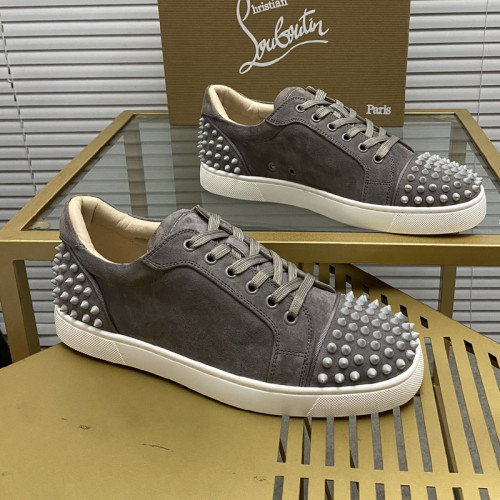 Christian Louboutin Mens Shoes Sneakers Luxury Brand Red Bottom Design Sports Footwears with Original Box