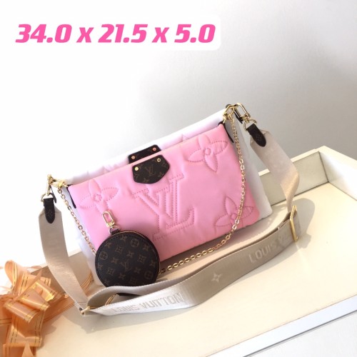 Louis Vuitton Womens Bags Clutch Wallets Luxury Brand Fashion Type Messenger Bags Multi Pochette Accessoires  