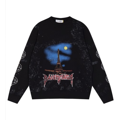 Balenciaga Men Womens Sweater Luxury Brand Womens Knitwear Top Quality   