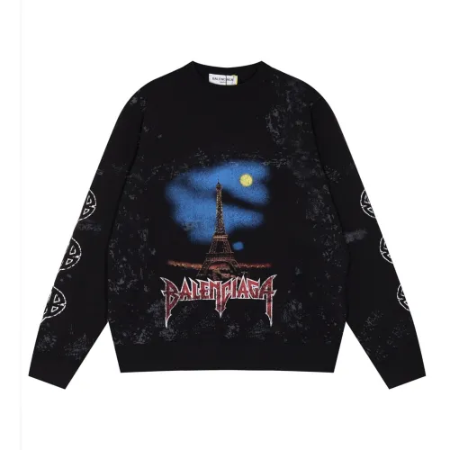 Balenciaga Men Womens Sweater Luxury Brand Womens Knitwear Top Quality   