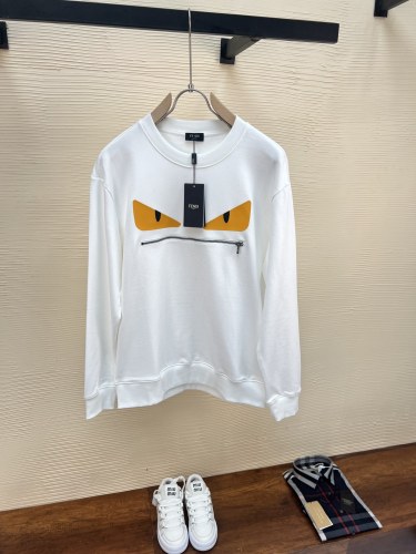 Fendi Womens Mens Sweatshirt Luxury Brand Mens Sweatshirts   