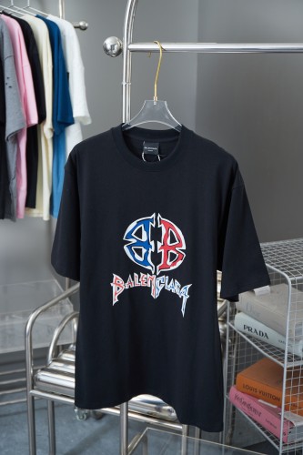 Balenciaga Luxury Brand Women Mens Short Sleeve T-Shirt   