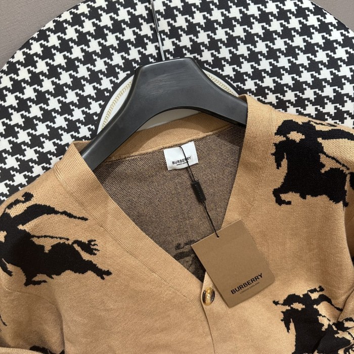 Burberry Cardigan Men Womens Knit Cardigan Luxury Brand Mens Knit Cardigan Top Quality   