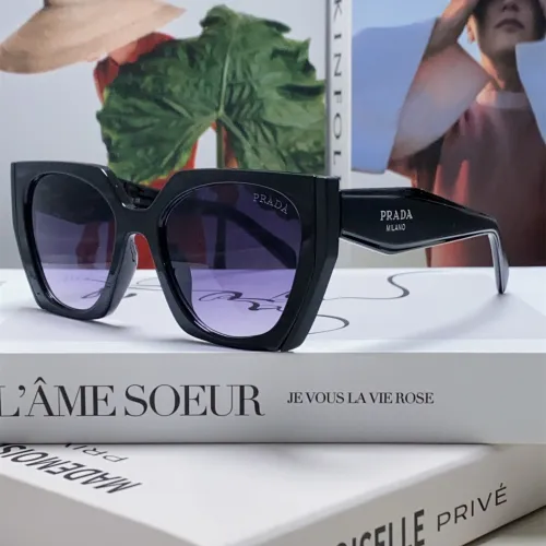 Prada Sunglasses Luxury Brand Men Womens Sunglasses with Original Box  15WSF