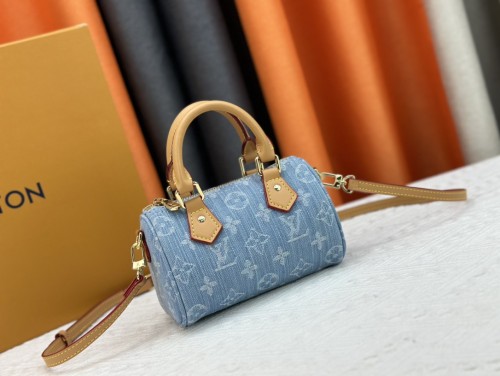 Louis Vuitton Womens Bags Luxury Brand Fashion Type Louis Vuitton Nano SPEEDY BANDOULIÈRE M11212 with Original Box  