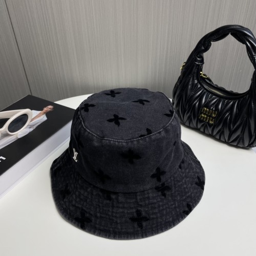 Louis Vuitton Womens Mens Cap Bucket Hat Luxury Brand with Original Box  