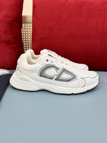 Dior Mens Shoes Sneakers Luxury Brand B30 SNEAKER Mesh and Technical Fabric with Original Box 3SN279ZRA_H840