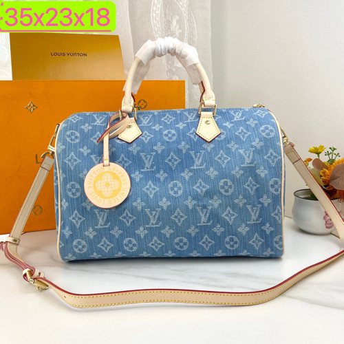 Louis Vuitton Womens Bags Luxury Brand Fashion Type Louis Vuitton SPEEDY BANDOULIÈRE 35 with Original Box  