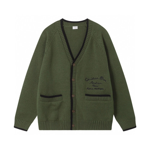 Dior Men Womens Sweater Knitwear Luxury Brand Mens Knit Cardigan Top Quality   