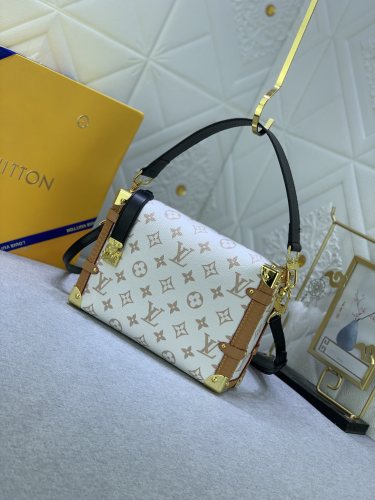 Louis Vuitton Womens Mens Bag Luxury Brand Fashion Type Side Trunk MM M46907 with Original Box  